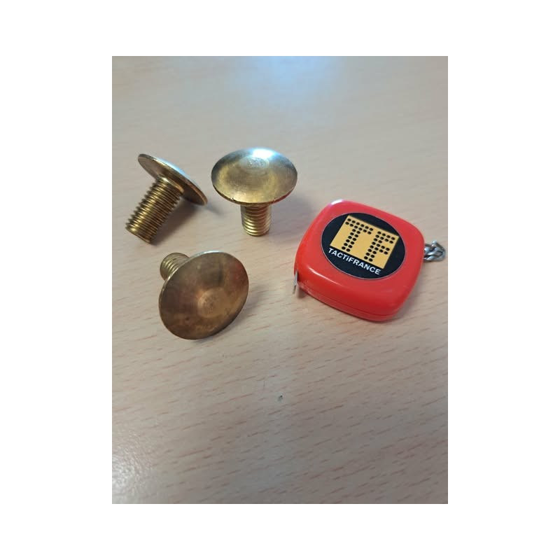 podotactile laiton tête lisse